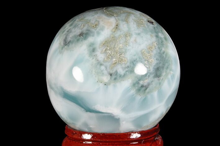Polished Larimar Sphere - Dominican Republic #168151